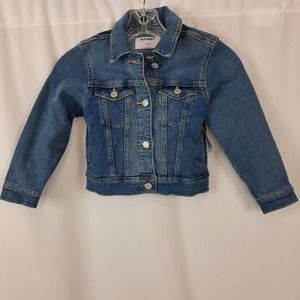 Old Navy Girl's Denim Trucker Jean Jacket, Size XS 5